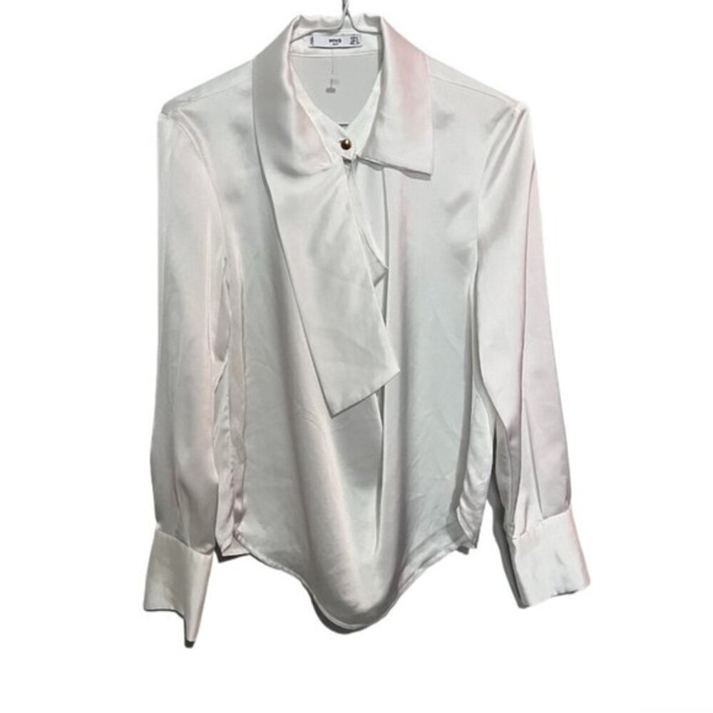 Mango Suit Blouse White S